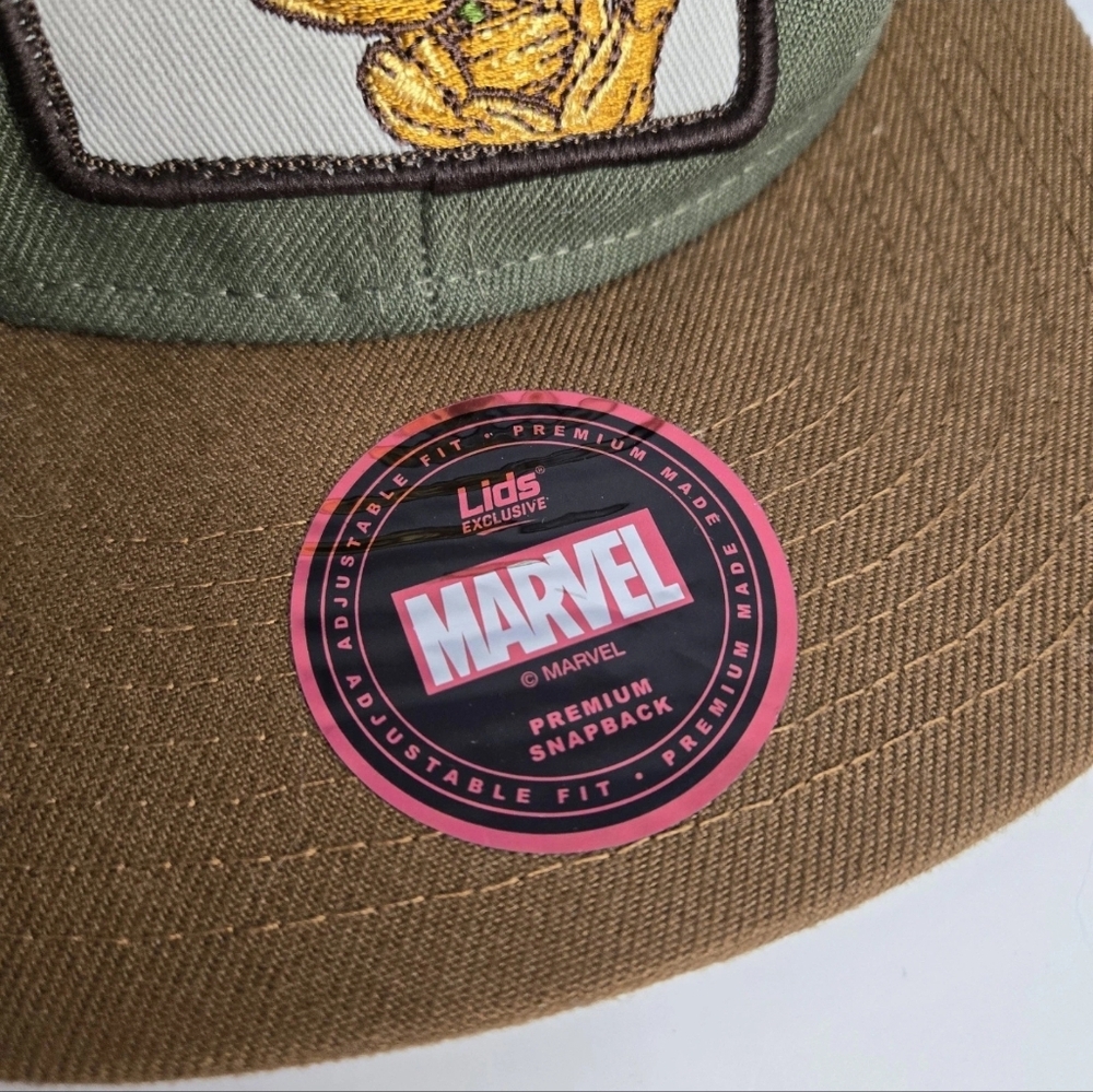 Groot Marvel Guardians Of The Galaxy Premium Snapback Lids Exclusive Patch Hat - Picture 2 of 10